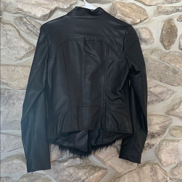 Piperlime Collection Faux Leather Faux Fur Jacket - Picture 2 of 4